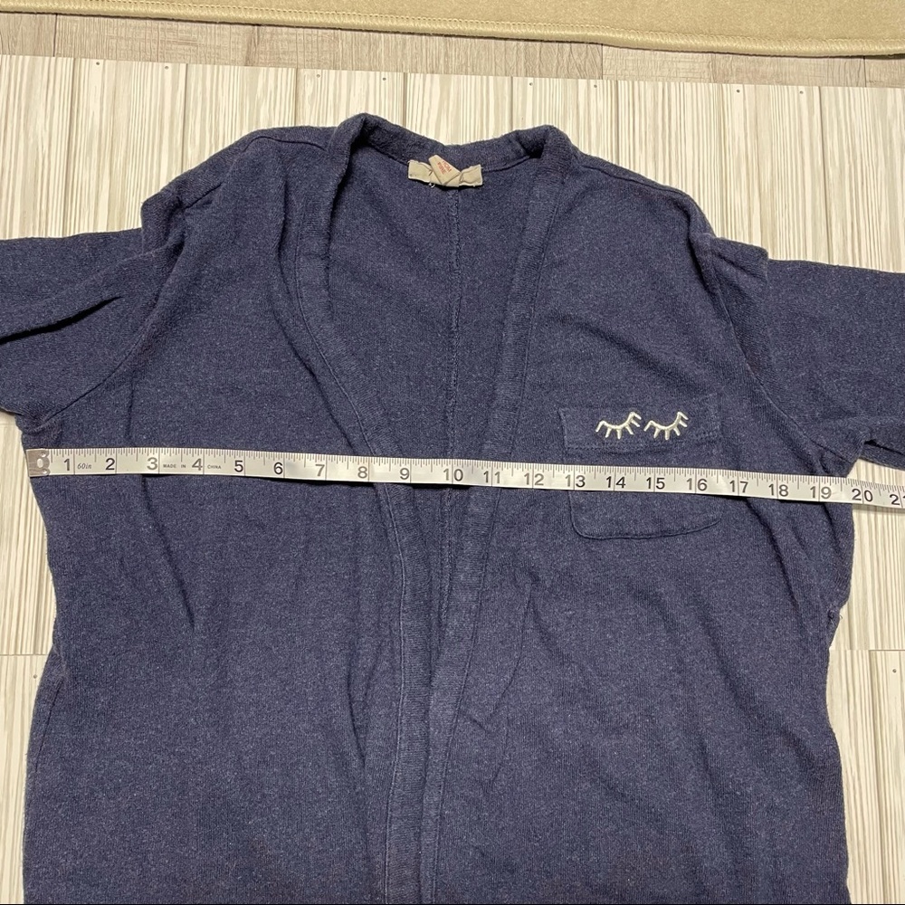 Madewell navy open front duster/cardigan/sweater - Picture 14 of 14